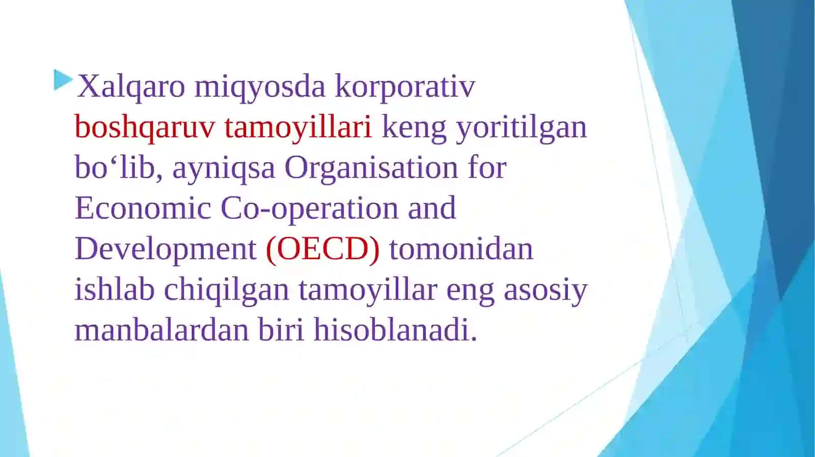 Korporativ boshqaruv tamoyillari 3