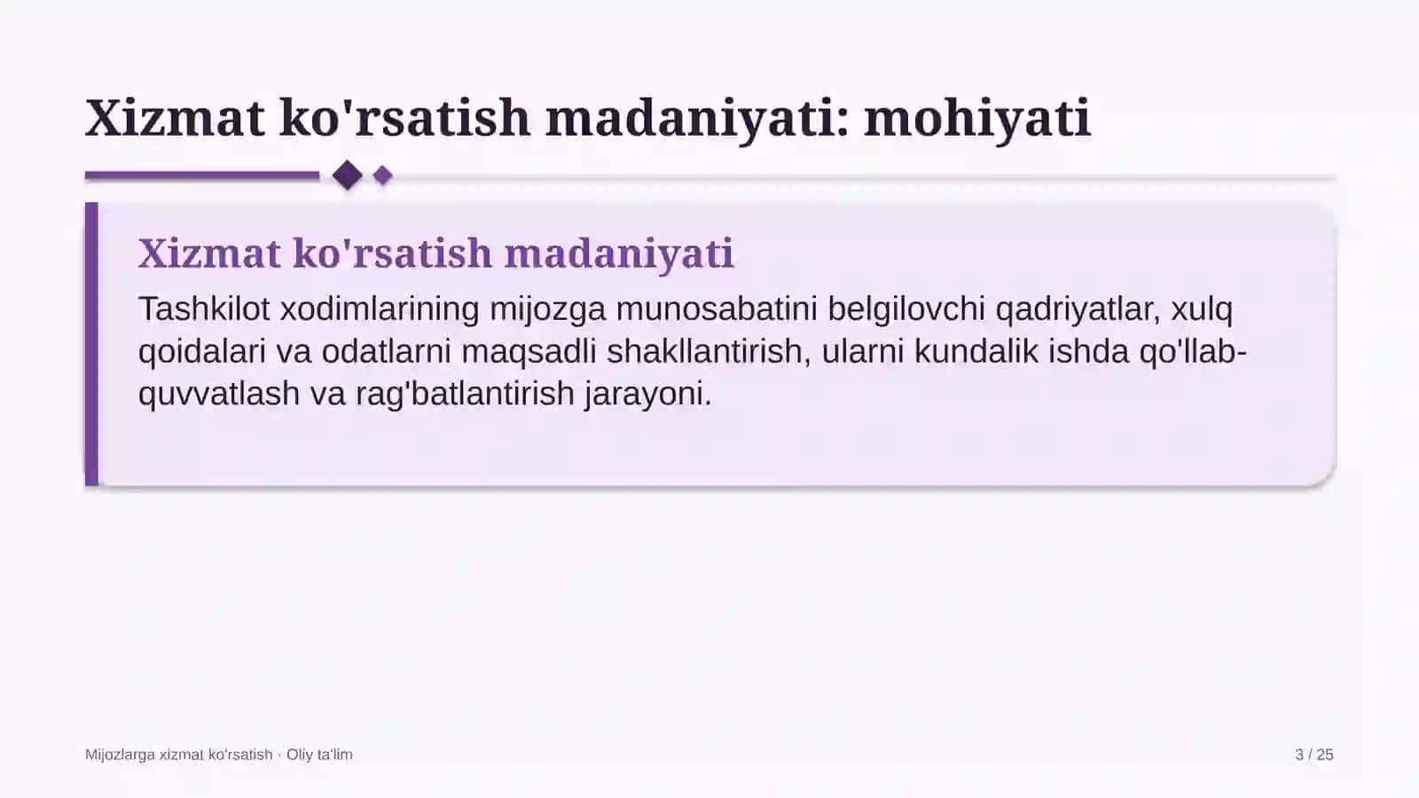 Maishiy texnika ishlab chiqarishda xizmat ko'rsatish madaniyatini shakllantirish 3