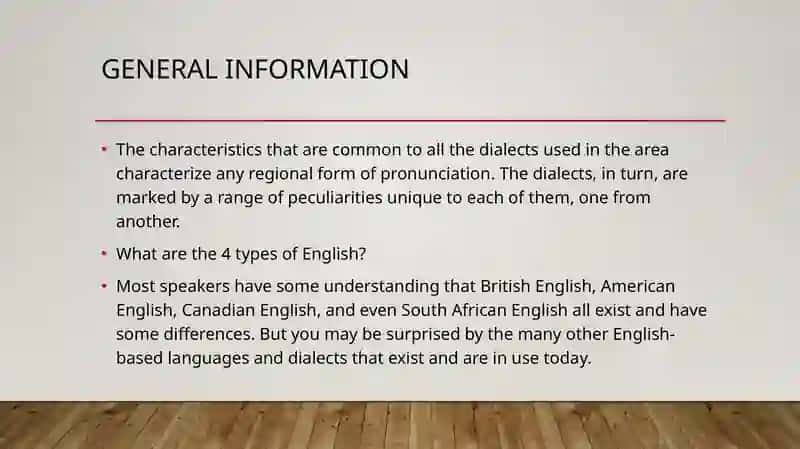 Types of English pronunciation 3