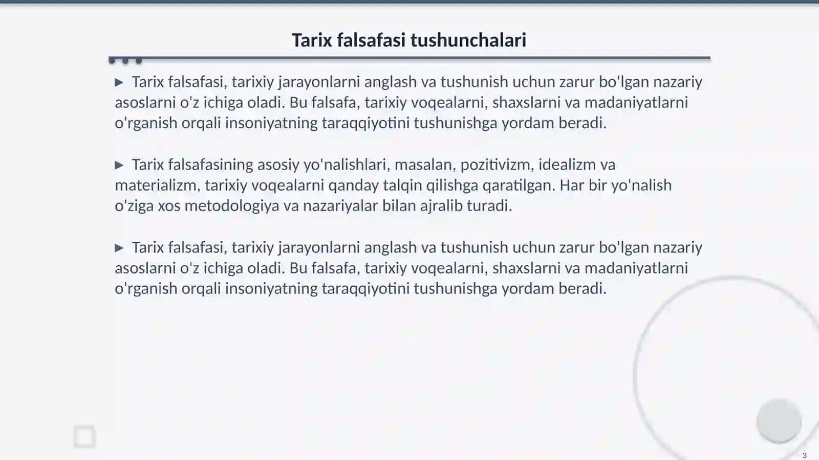 Tarix falsafasi.Sivilizatsiya va Madaniyat 3