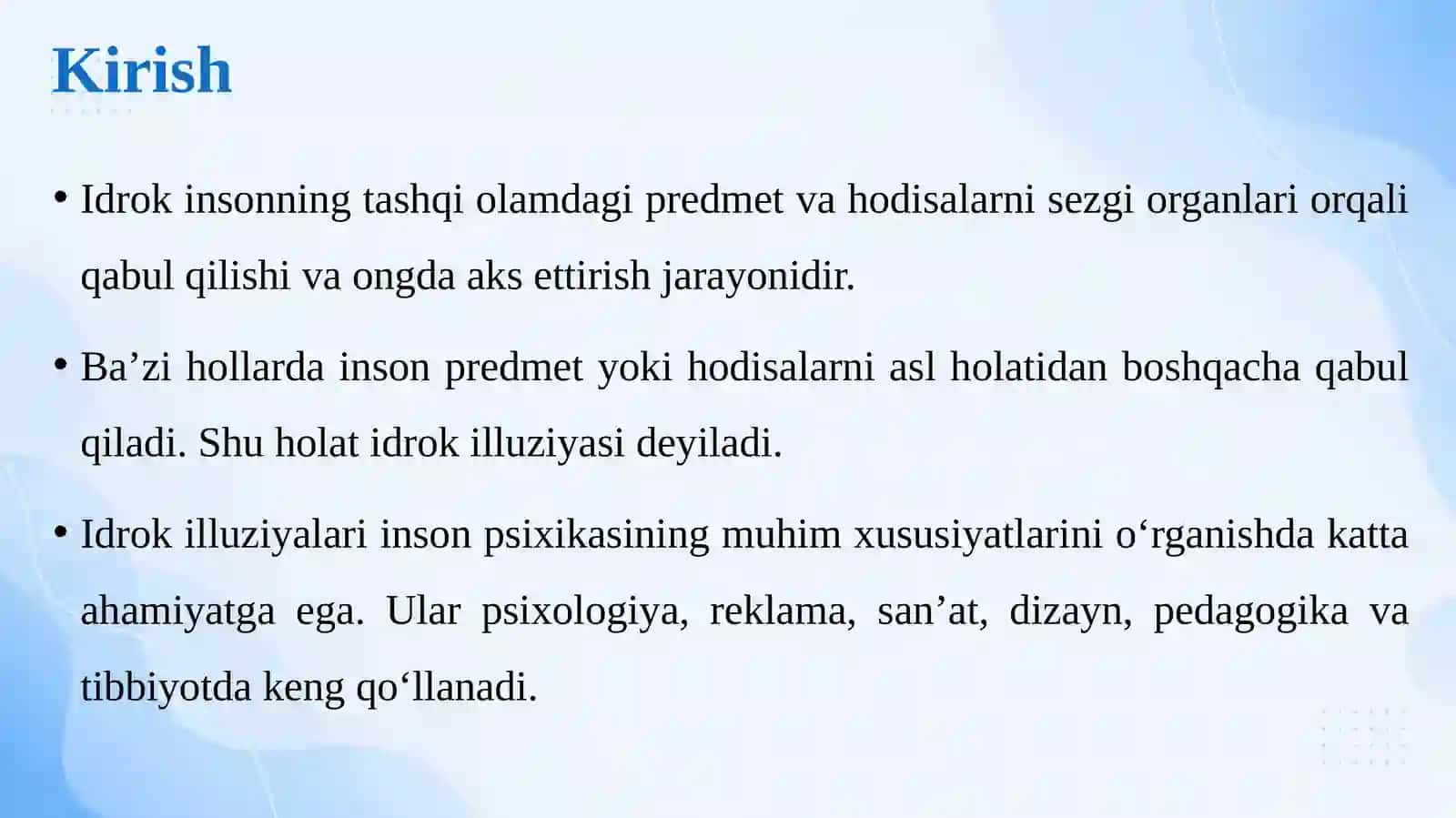 Idrokilluziyalar va ularni amaliyotda qo‘llash 3