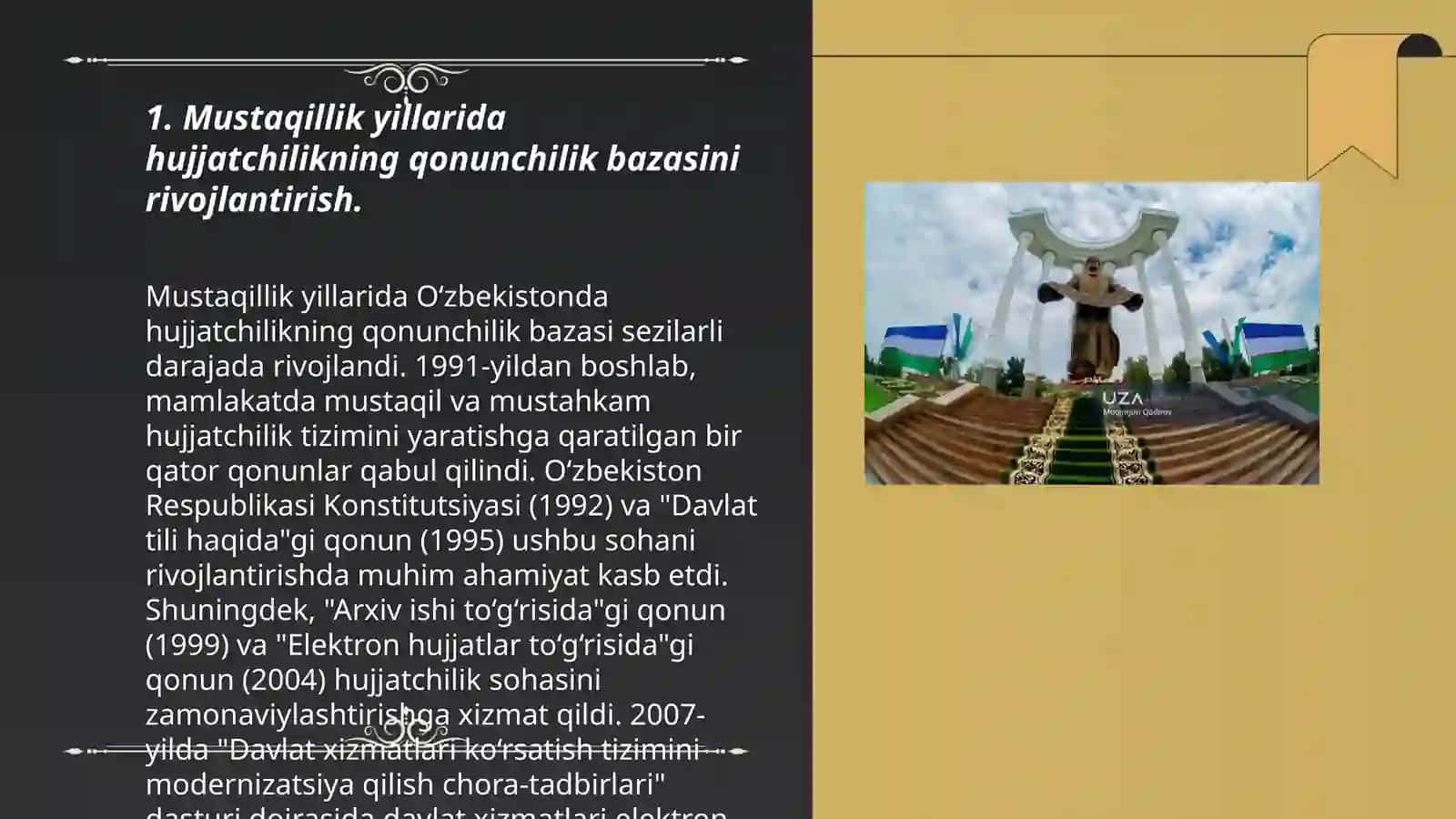Mustaqillik yillarida hujjatchilikning takomillashuvi 3