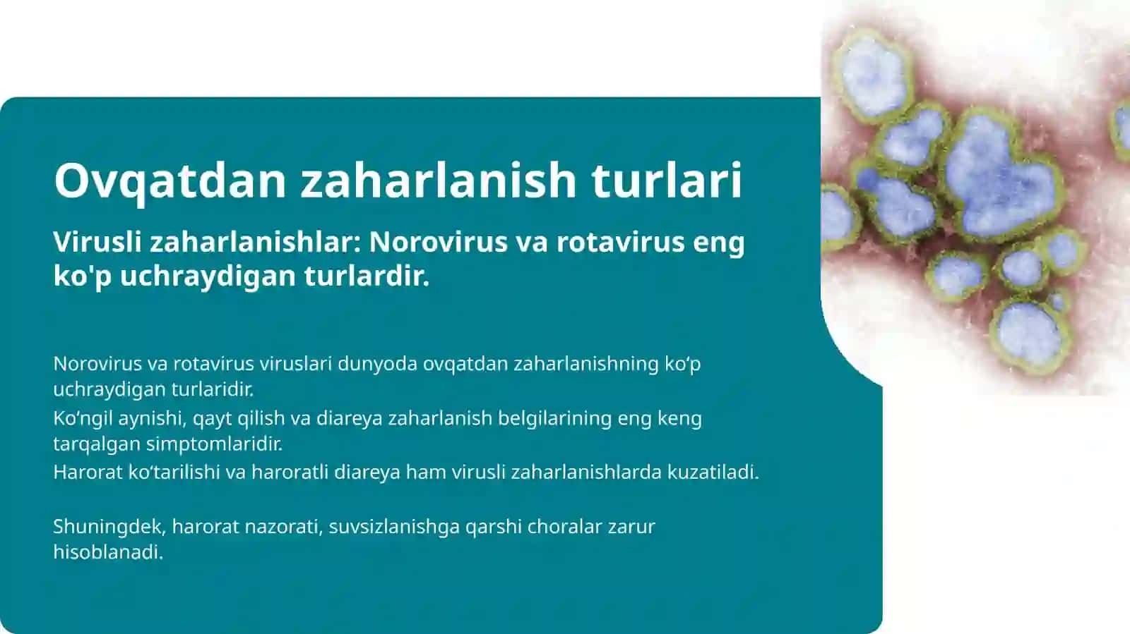 Ovqatdan zaharlanishlar va ularni oldini olish choralari 3