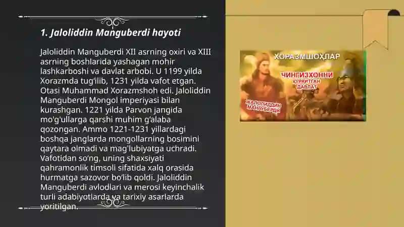 Jaloliddin Manguberdi-Vatan himoyachisi 3