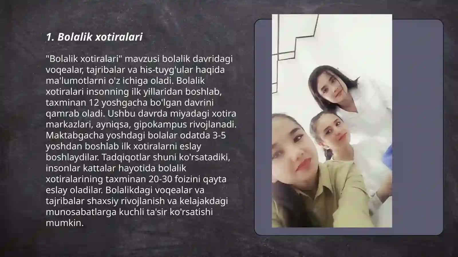 Bolalik xotiralari 3