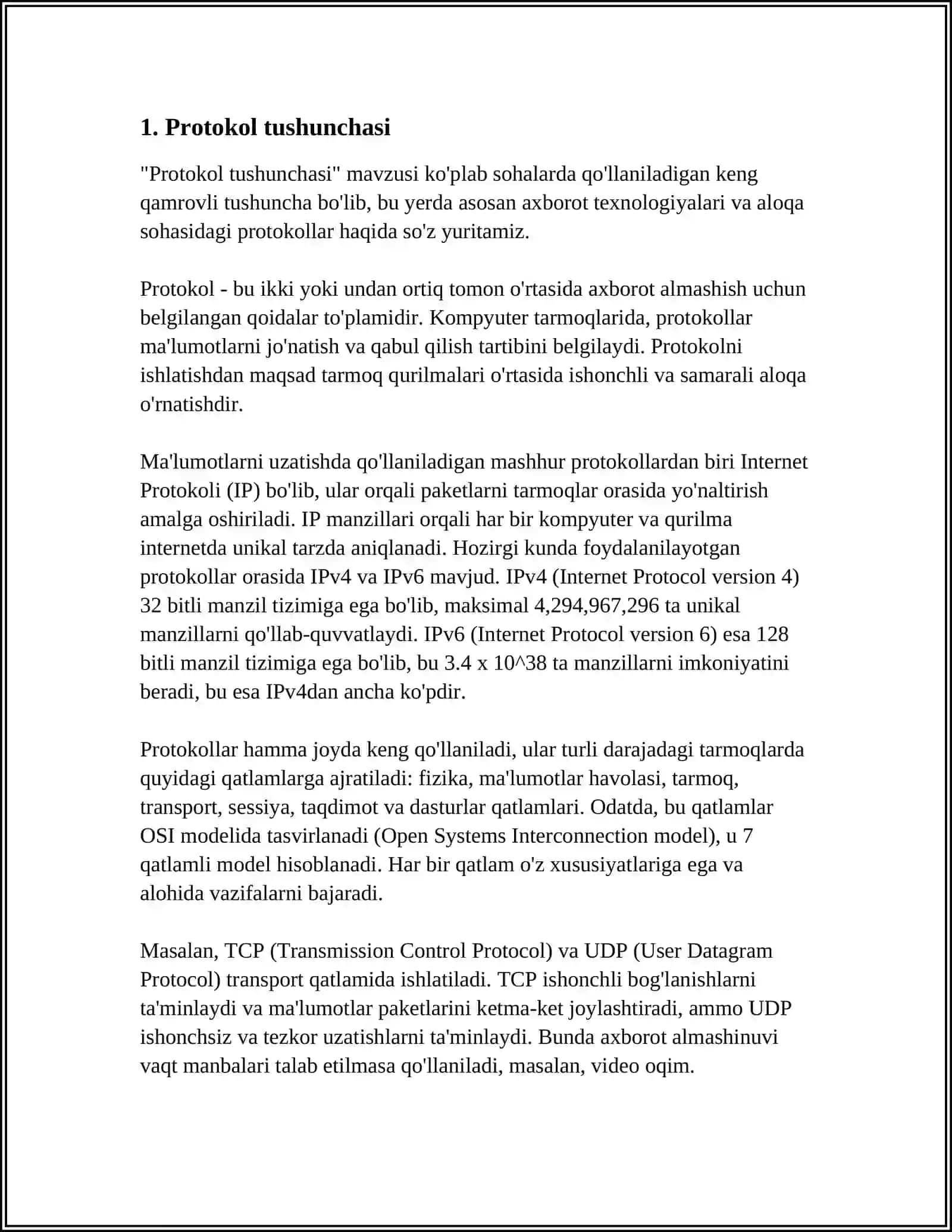 PROTOKOL 3