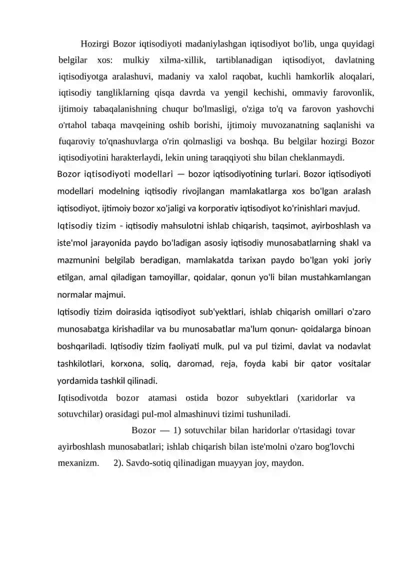 Bozor iqtisodiyoti 3
