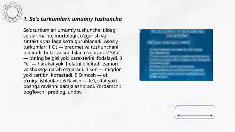 Soʻz turkumlari 3