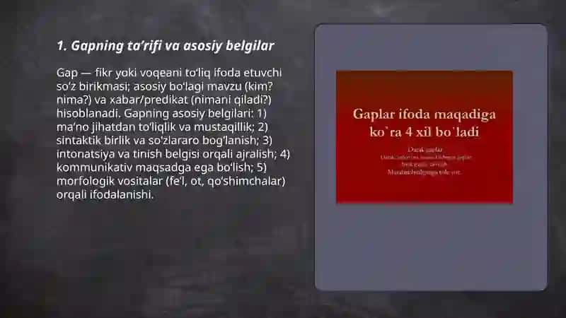Gaplar, Xabarlar 3