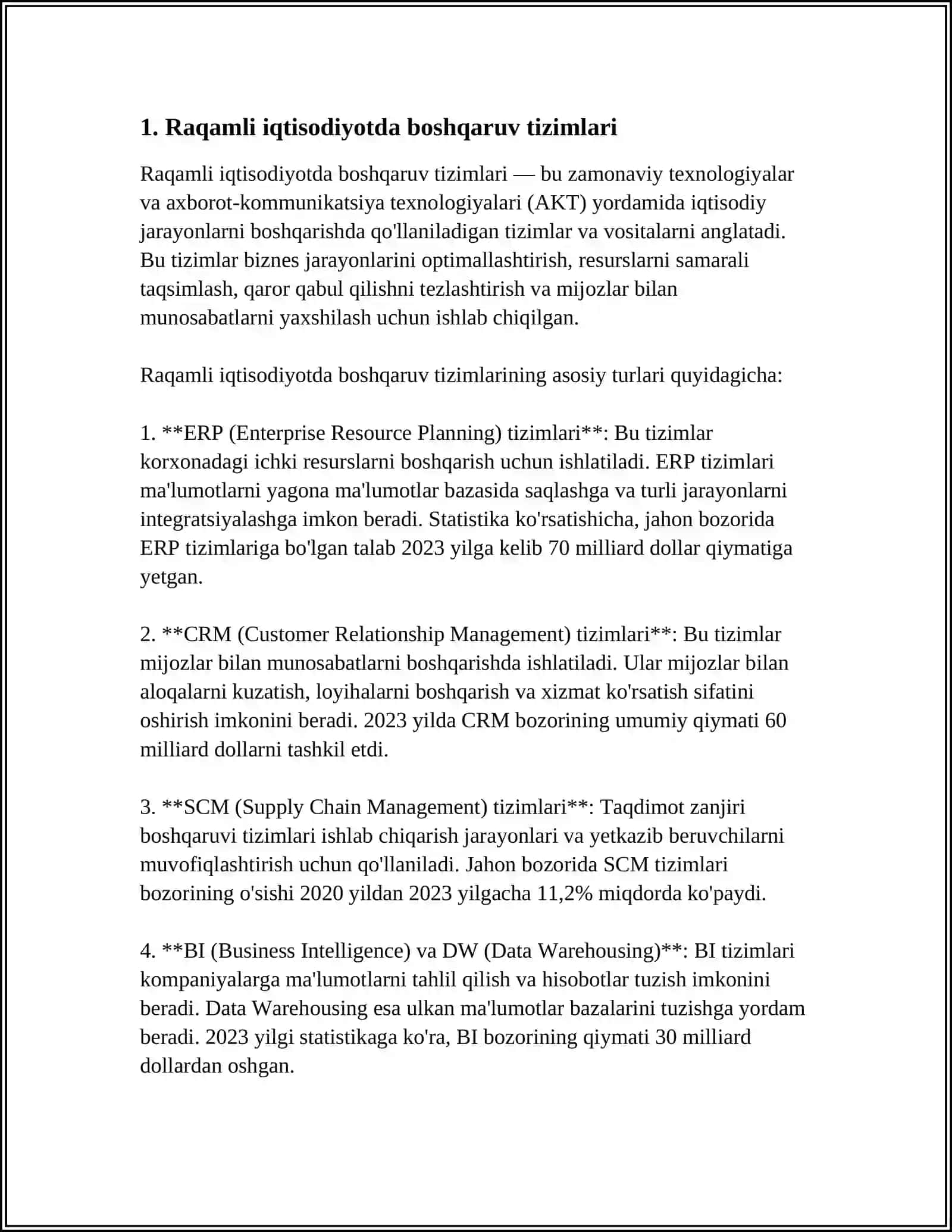 RAQAMLI IQTISODIYOTNI BOSHQARISH TIZIMI 3