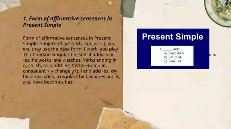 Present simple 3