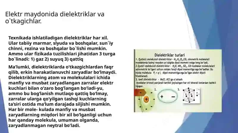 Elektriklar va dieloq 3