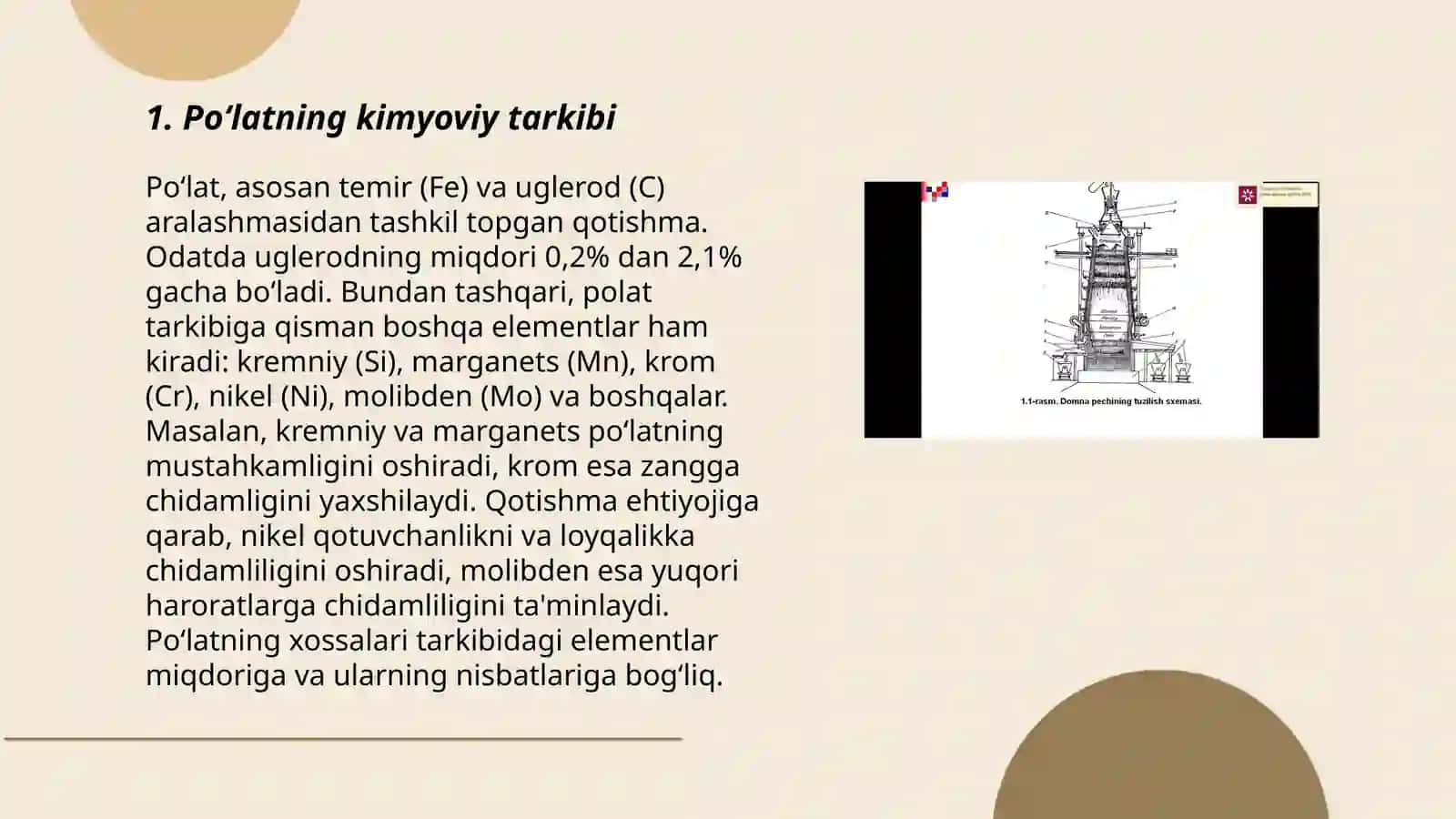 Poʻlat ishlab chiqarish texnologiyasi 3