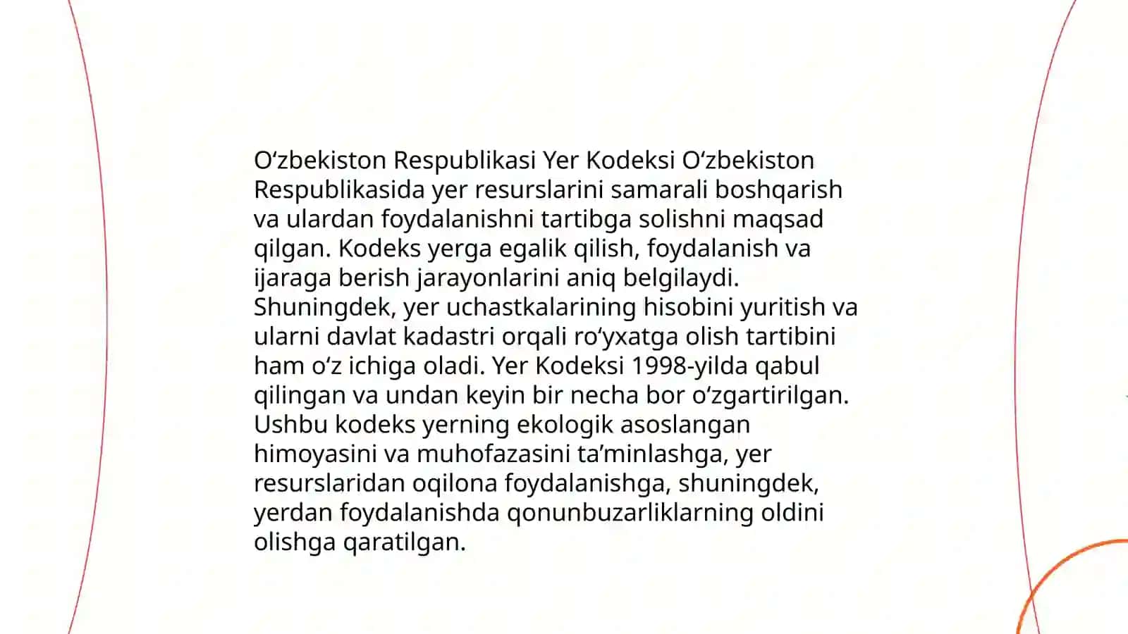 O‘zbekiston Respublikasi Yer Kodeksi 3