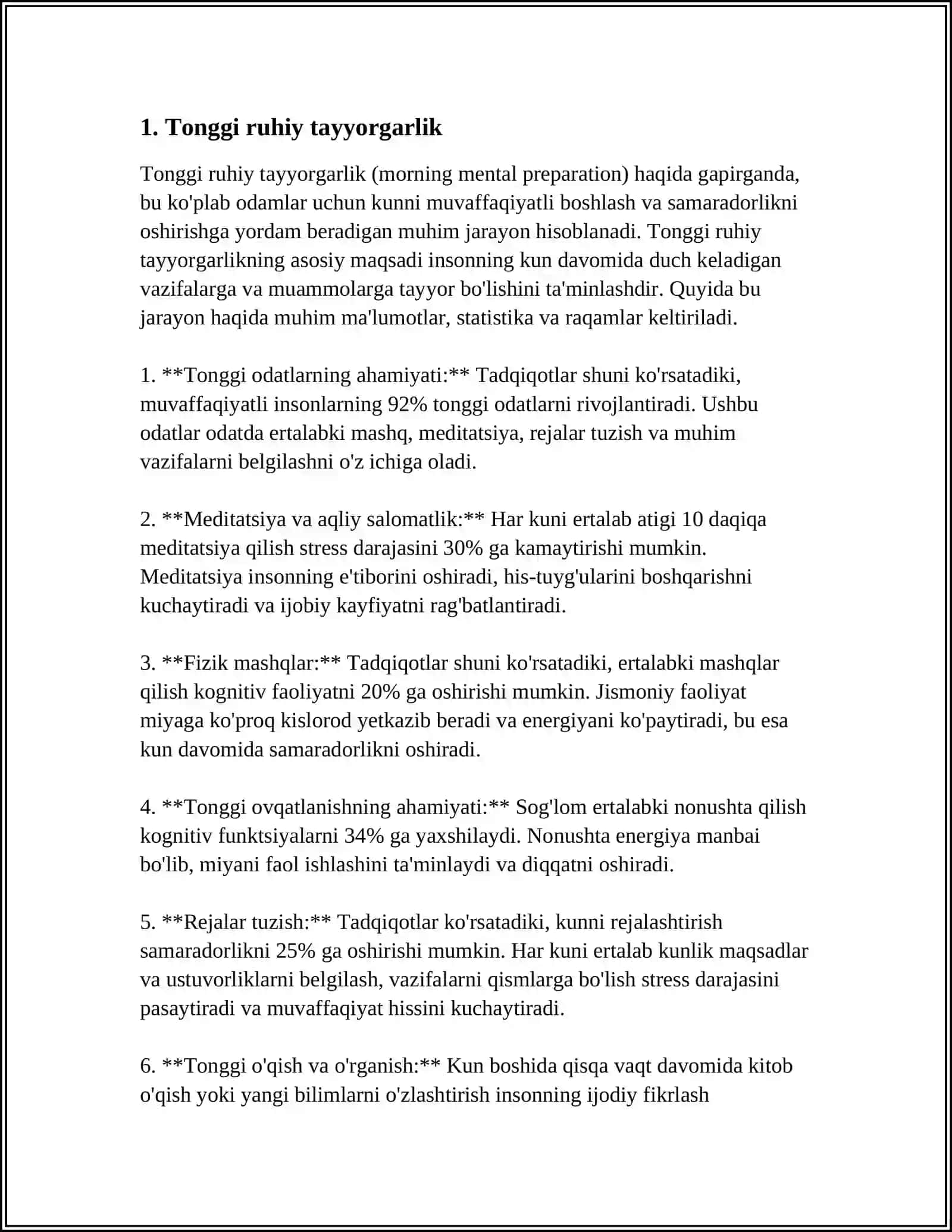Tonggi ruhiy tayyorgarlik 3