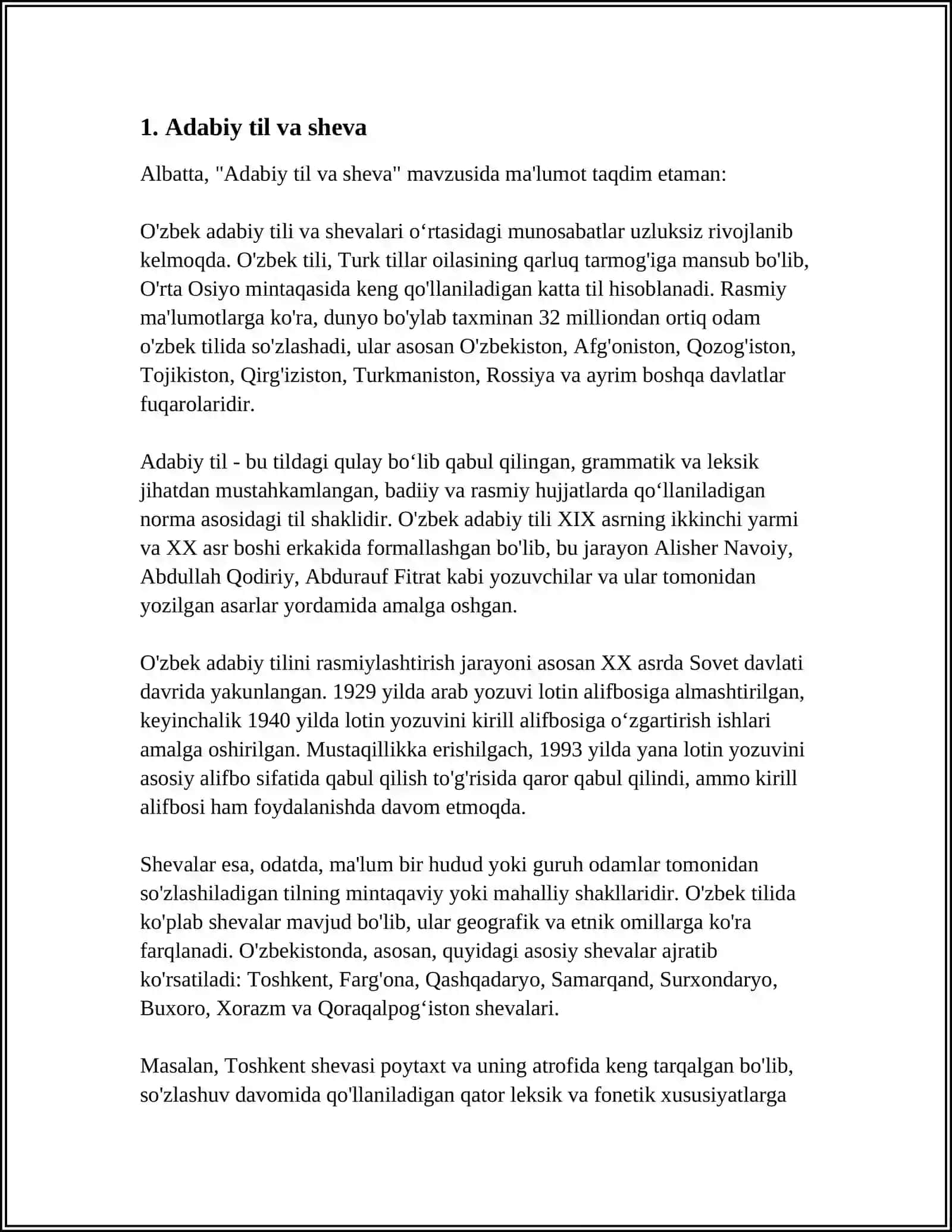ADABIY TIL ME'YORLARI 3