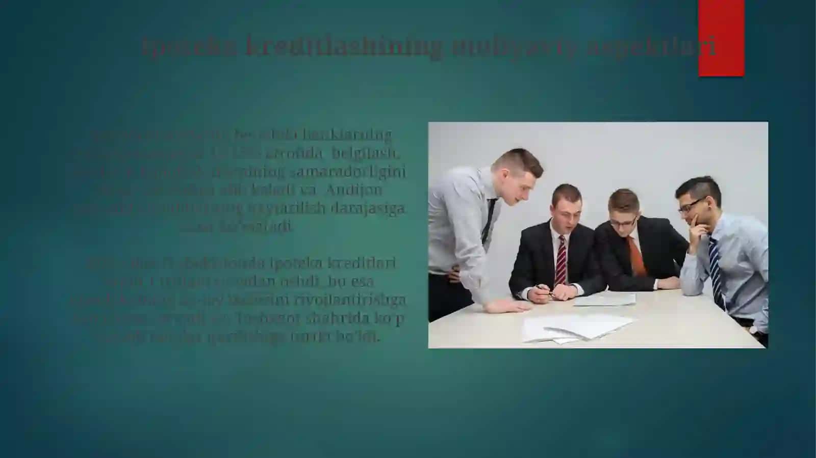 Ipoteka Moliyalashtirish va Kreditlash Amaliyotlari 3