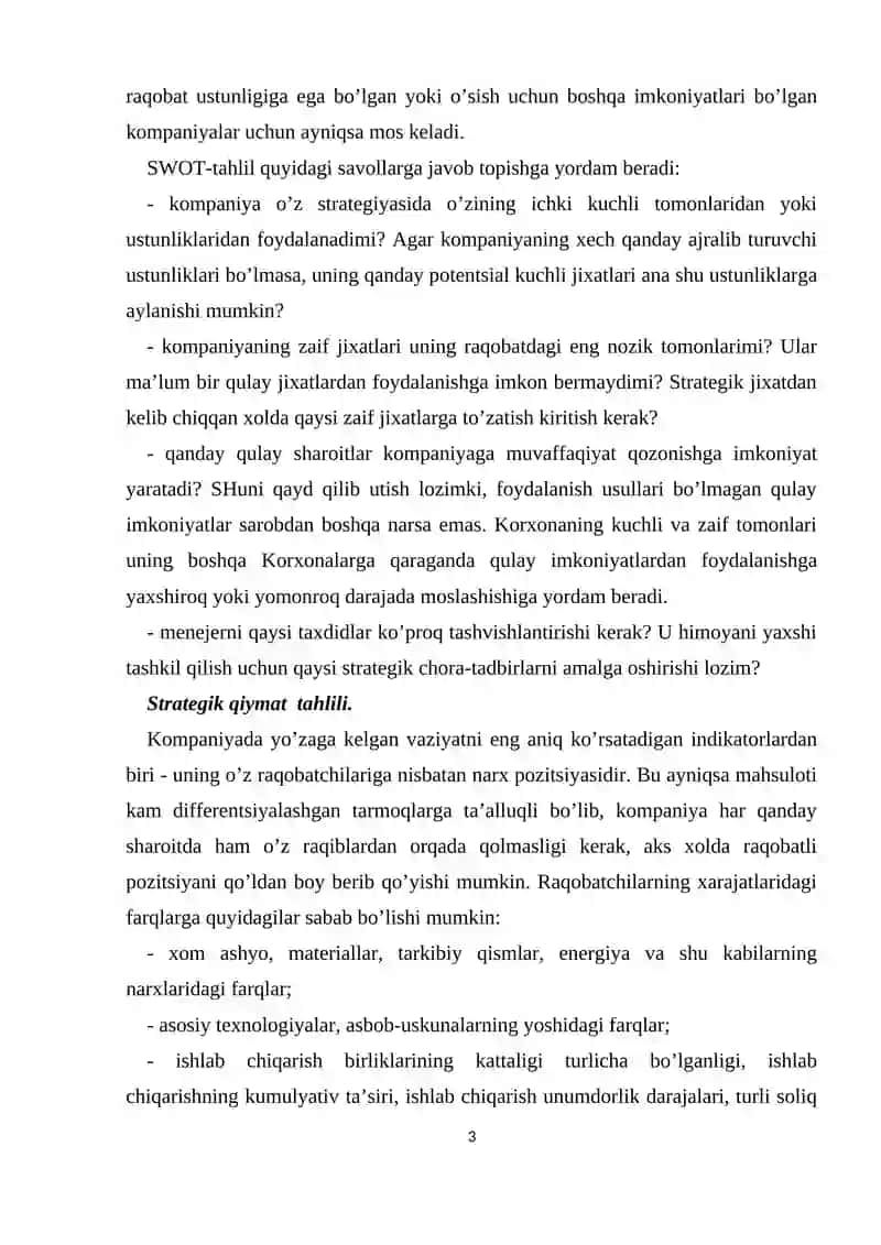 SWOT-tahlil 3