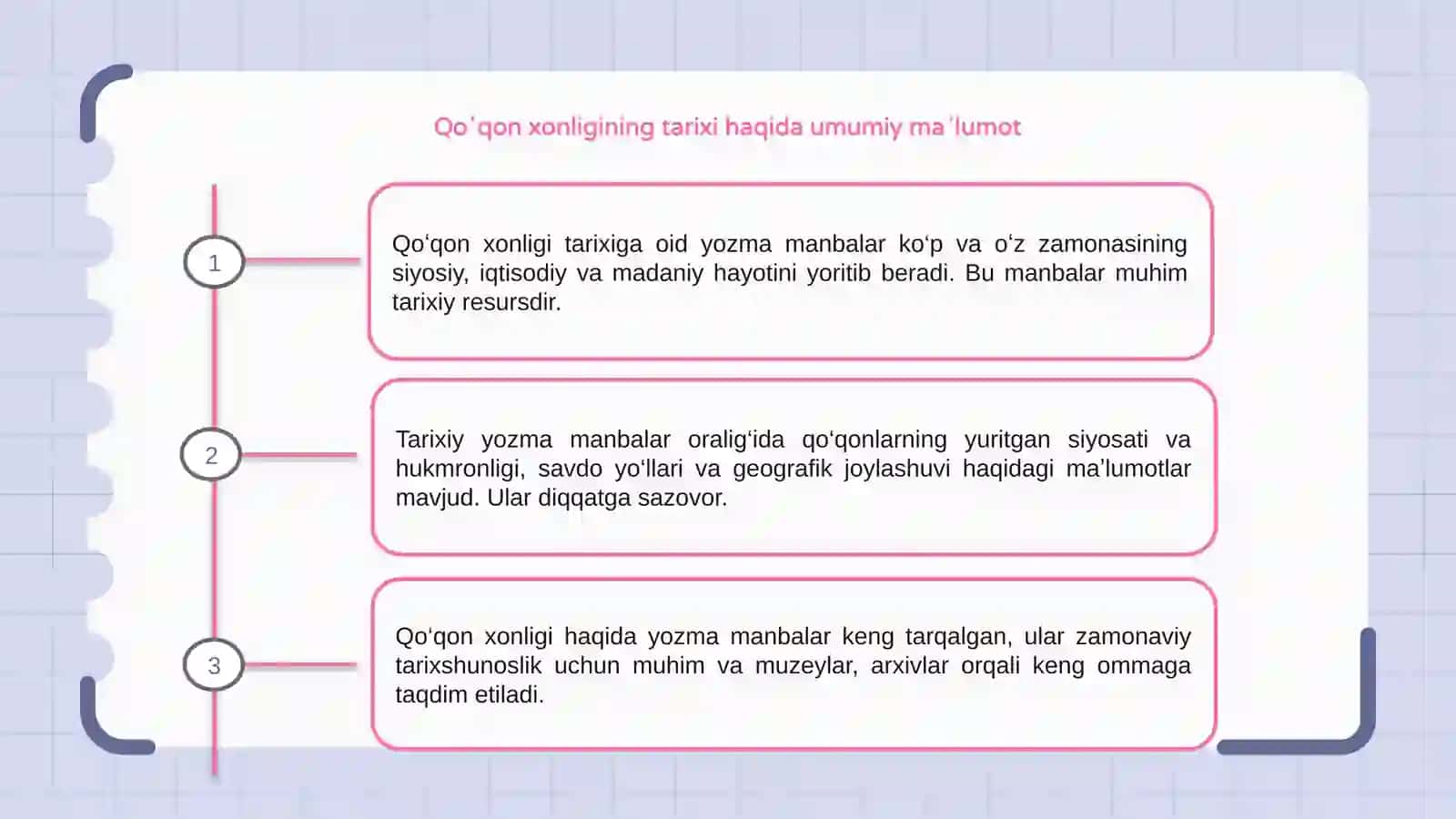 Qoʻqon xonligi tarixiga oid yozma manbalar 3