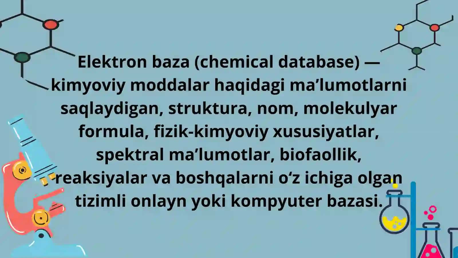 Kimyoga oid elektron bazalar 3