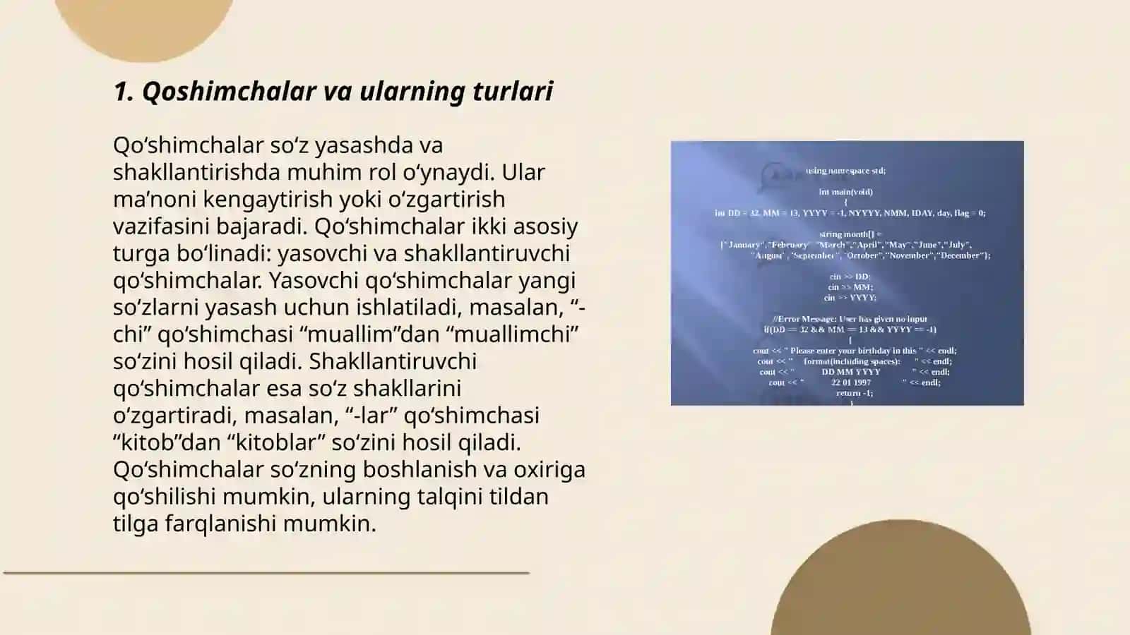 Oʻzbek tili derivatsiyasi 3