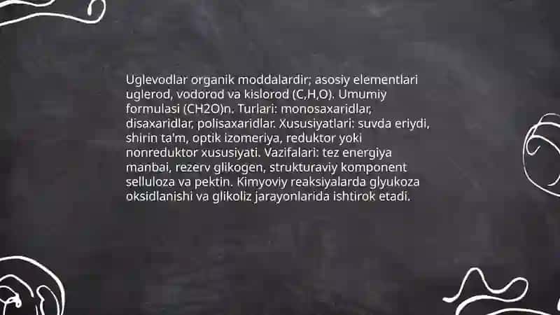 Uglevodlar 3