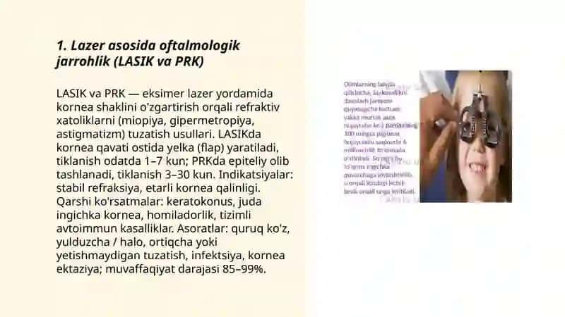 Lazerning tibbiyotda qo'llanilishi 3