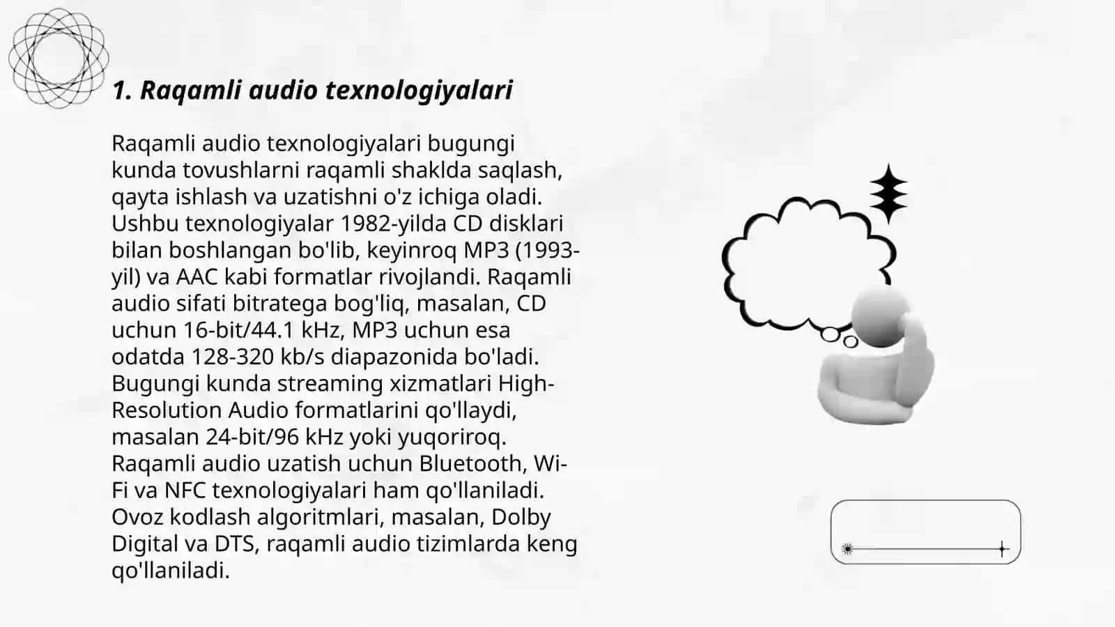 Raqamli audio texnologiyalari 3