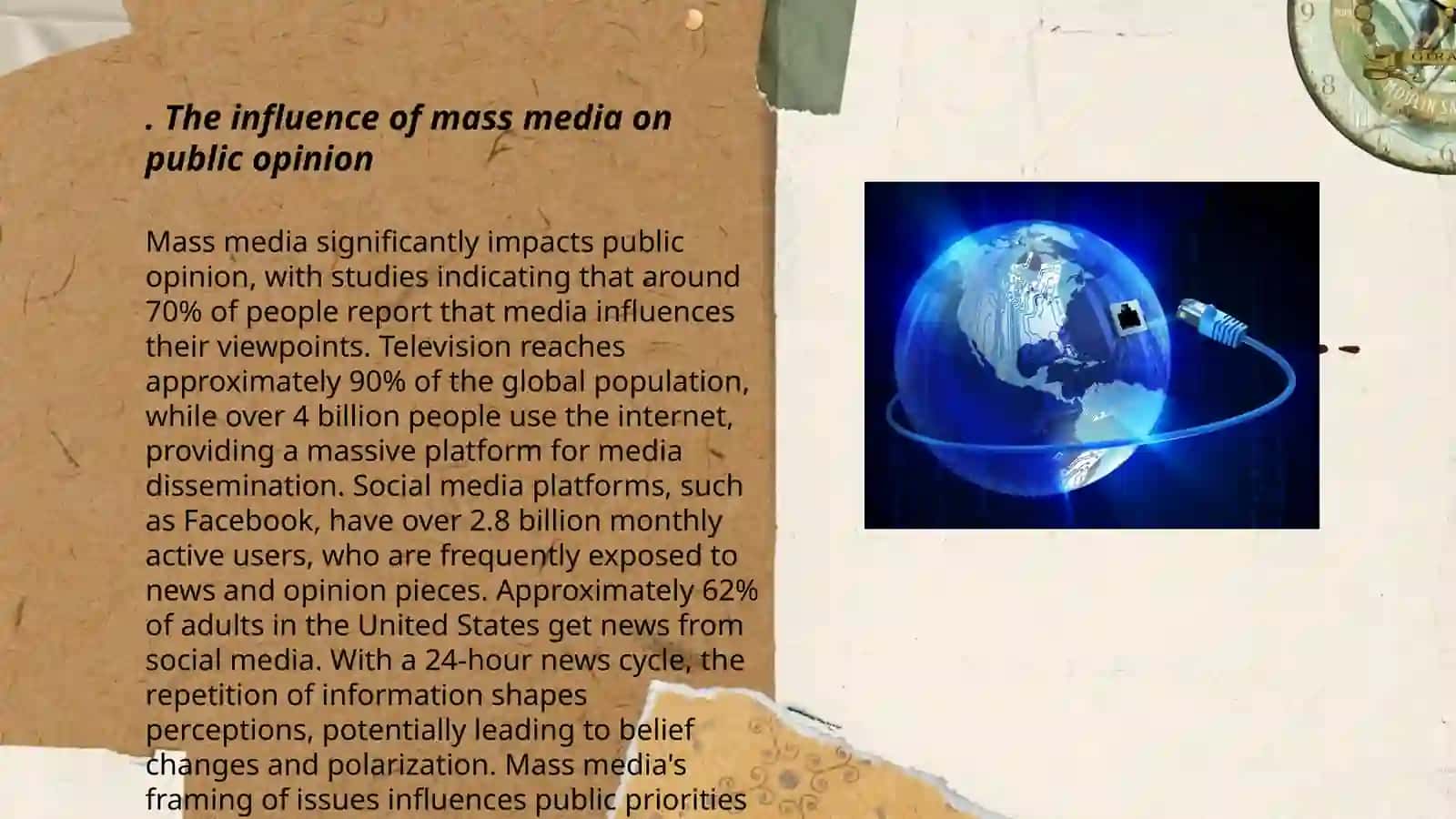 The role of mass media in our lives 3