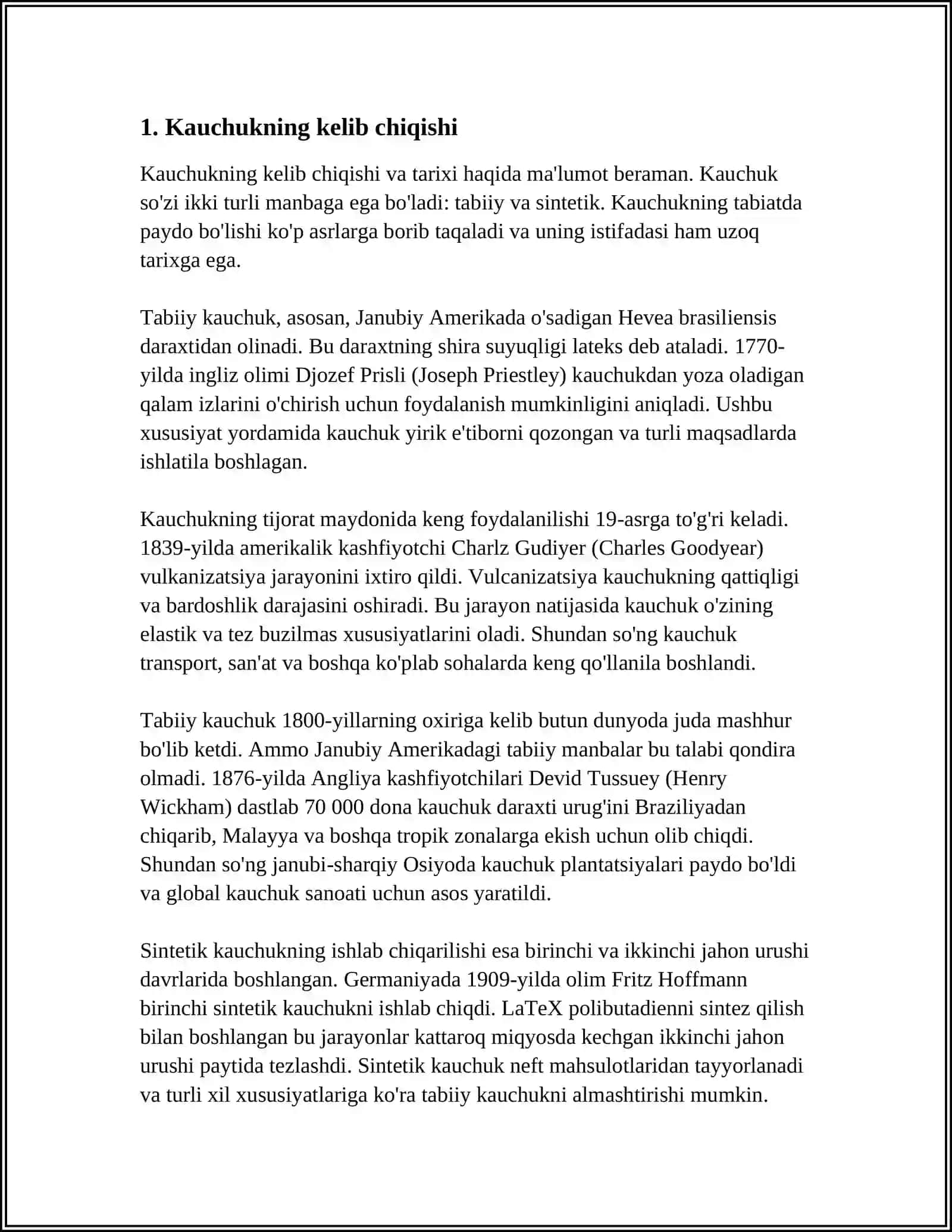 KAUCHUKLAR HAQIDA MUSTAQIL ISH 3