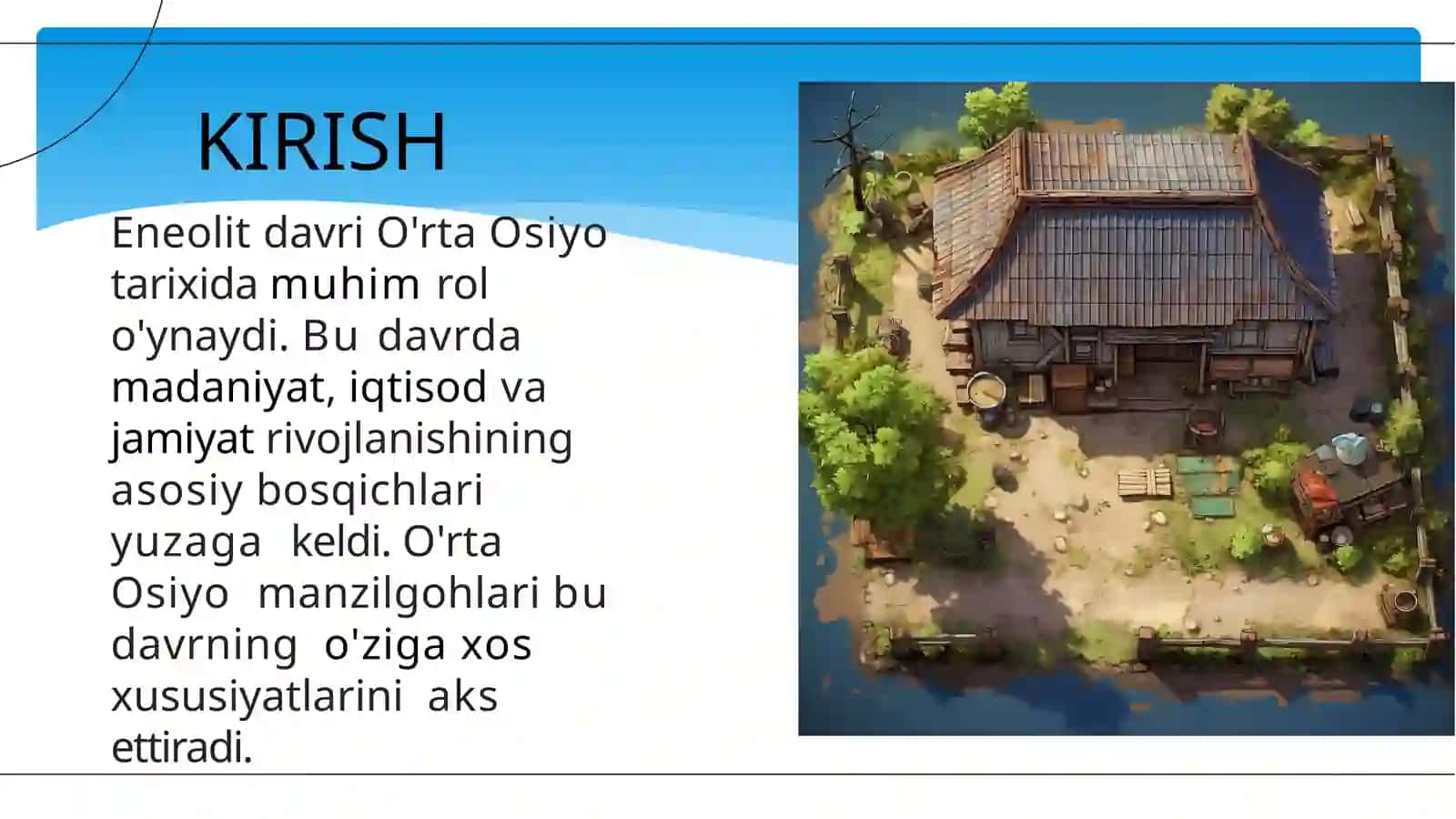 O'rta Osiyoda Eneolit davri manzilgohlari 3