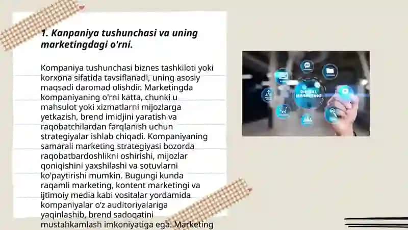 Kanpanyada marketing ro‘li 3