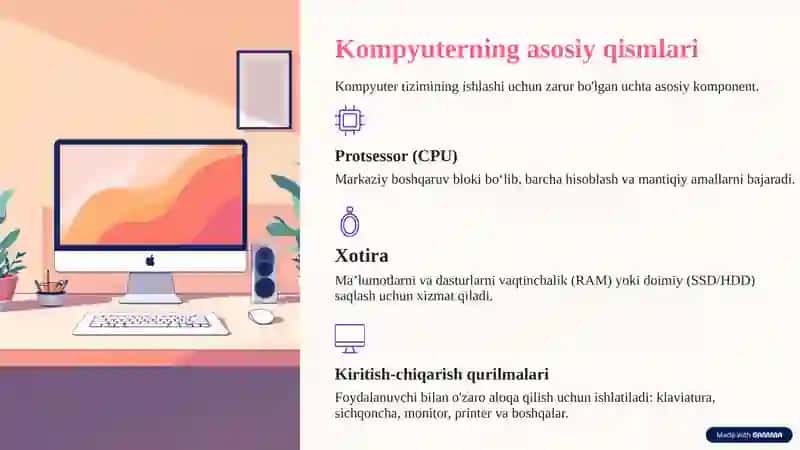 Kompyuter tuzilishi va tashkil etilishi 3