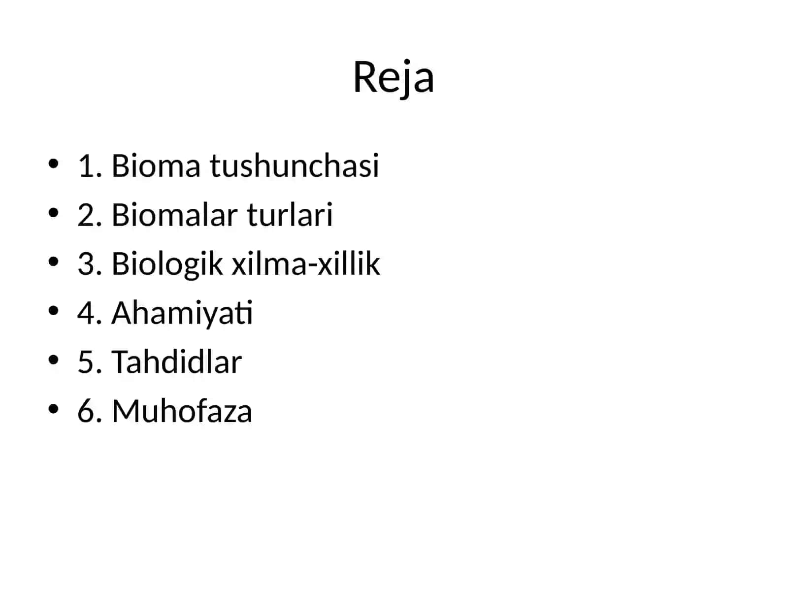 BIOMA VA BIOLOGIK XILMA-XILLIK 3