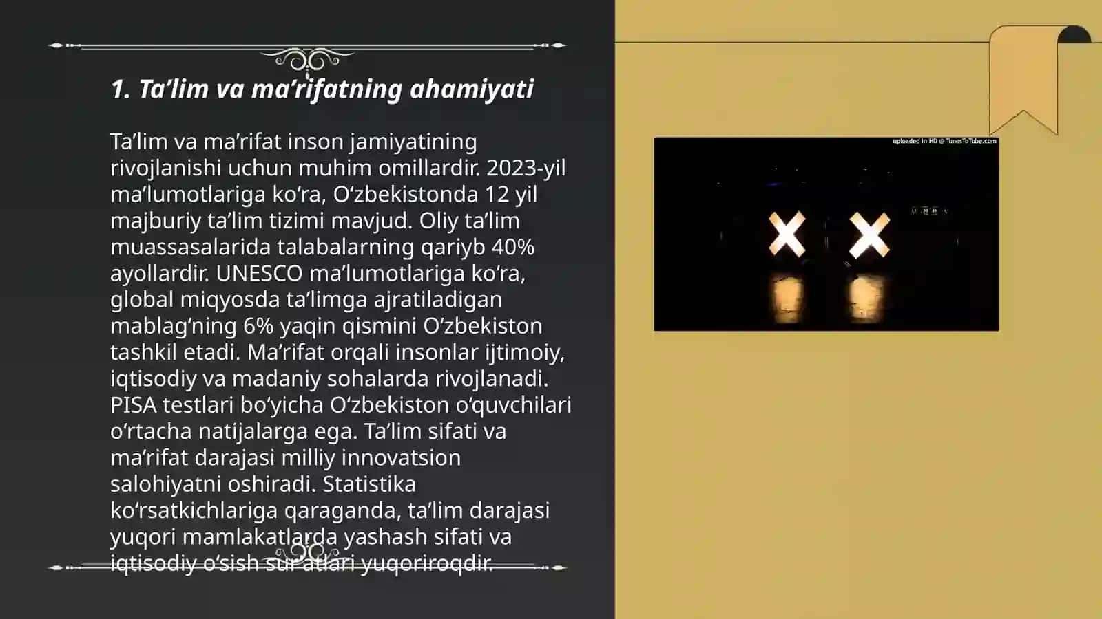 1. Ta’lim va ma’rifatning ahamiyati 3