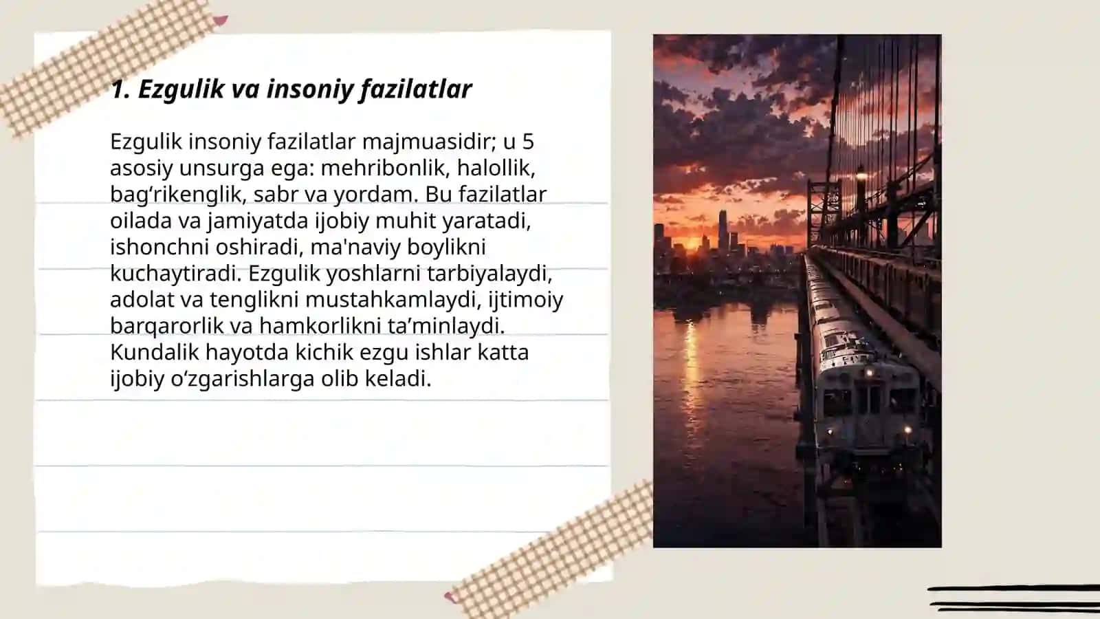 Ezgulikni ulugʻlagan inson - jamiyat faxri 3
