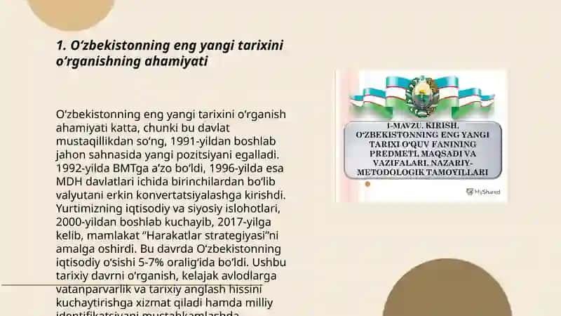 Oʻzbekistonning eng yangi tarixi 3