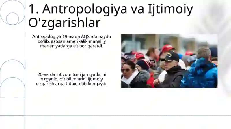 AQShda Antropologiya fanining rivojlanishi va shakllanishi 3
