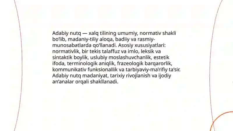 adabiy nutq va uning uslublari 3