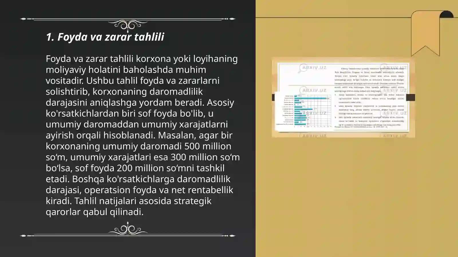 Iqtisodiy xarajatlar va foyda 3