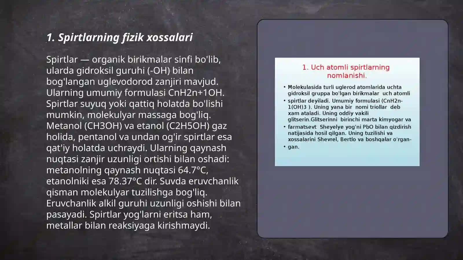 spirtlar, aldegidlar, ketonlar mavzusida tajribalar o’tkazish 3