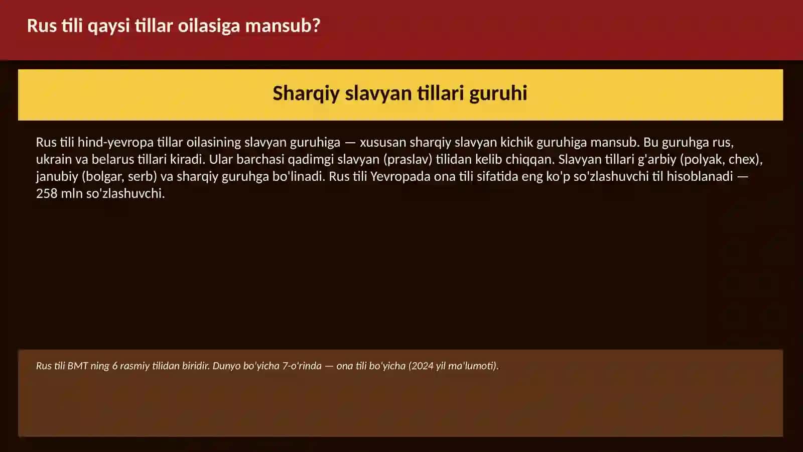 Rus Tili Tarixi 3