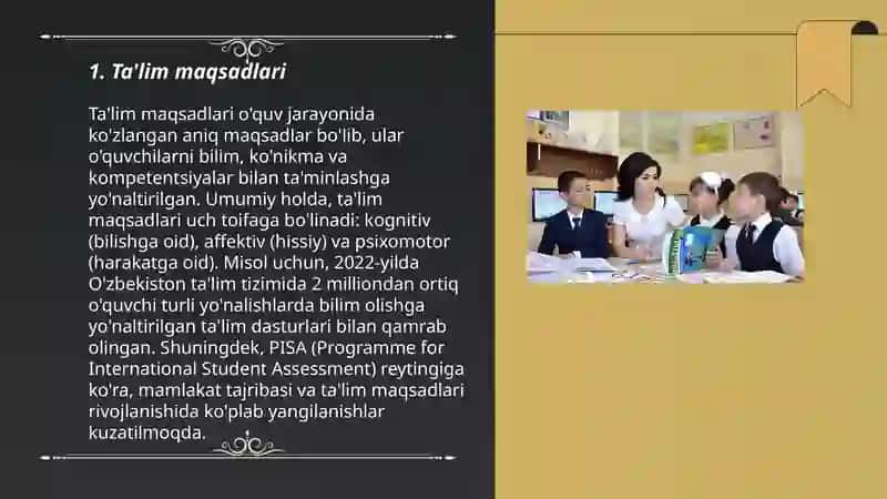 Pedagogik faoliyatning tarkibiy tuzulmasi 3