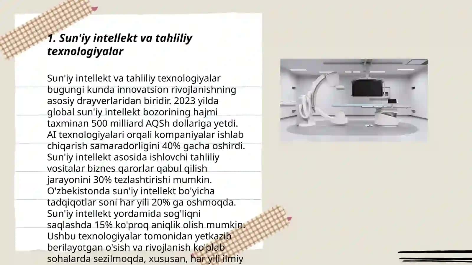 Zamonaviy tibbiyot texnologiyalari 3