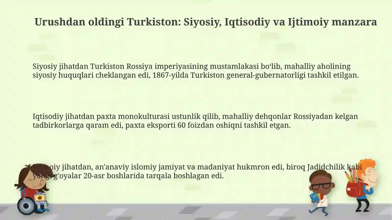BirinchijahonurushiningTurkistonoʻlkasigatasiri 3