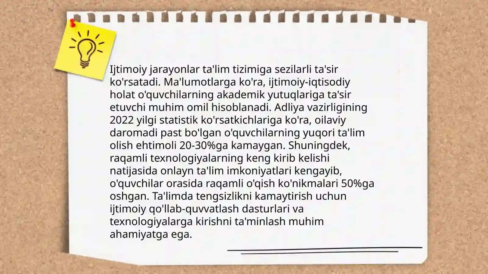 Ijtimoiy jarayonlar va ta'lim 3