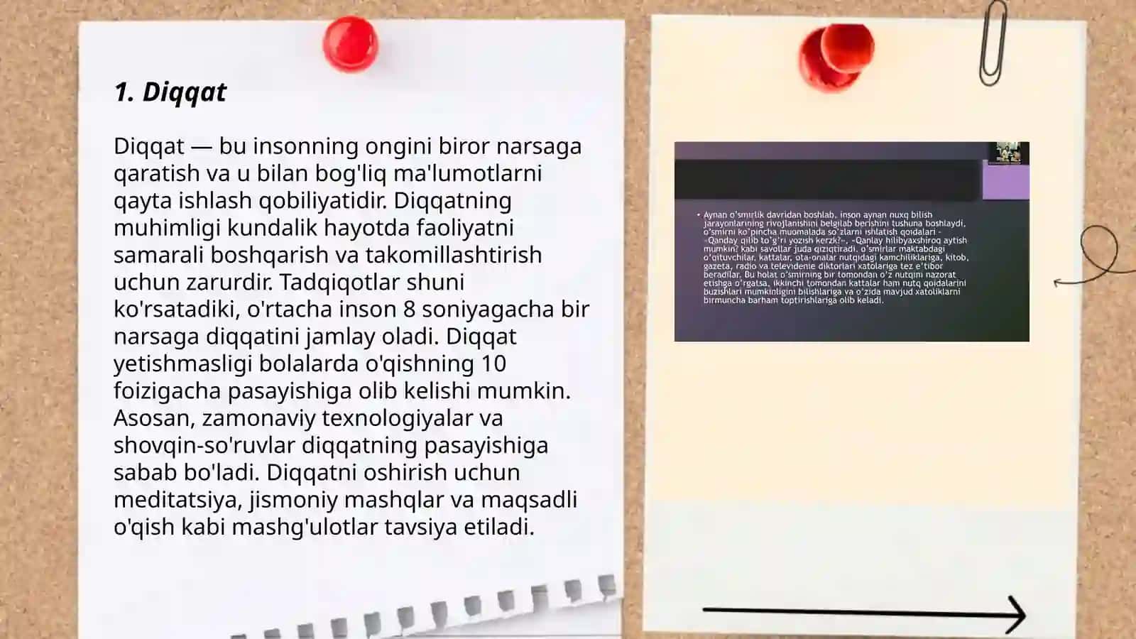 Psixik jarayonlar turlari 3