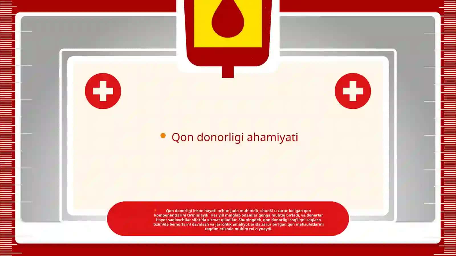 Donor qon manbalari. Qon komponentlari va preparatlari 3