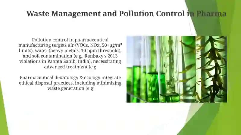 Pharmaceutical deontology & ecology 3
