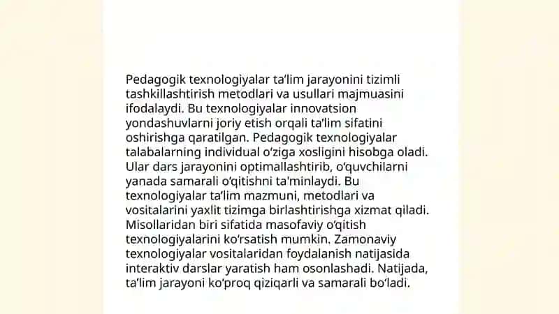 Pedagogik texnologiya turlari 3
